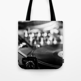 dj turntable record music aesthetic close up elegant mood art photography  Tote Bag | Photo, Closeup, Blackandwhite, Black And White, Blackwhite, Moodart, Musicprints, Dj, Record, Music 