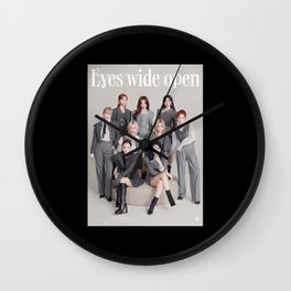 Eyes Wide Open Wall Clock | Graphicdesign, Twice, Once, Jihyo, Idol, Wide, Momo, Open, Eyes, Kpop 