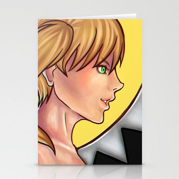 Wallpaper Soul Eater Maka Albarn Stationery Cards By Caeruuart Society6 For iPhone