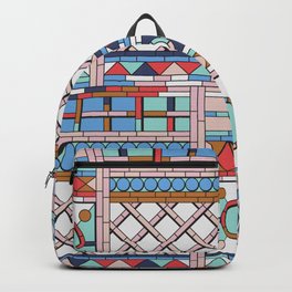 Pop art windows Backpack | Guiver, Ginetteguiver, Memphis, Pattern, Ginette, Popart, Curated, Bold, Graphicdesign, Graphic 
