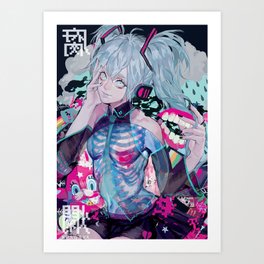 Hatsune Miku Art Prints For Any Decor Style Society6
