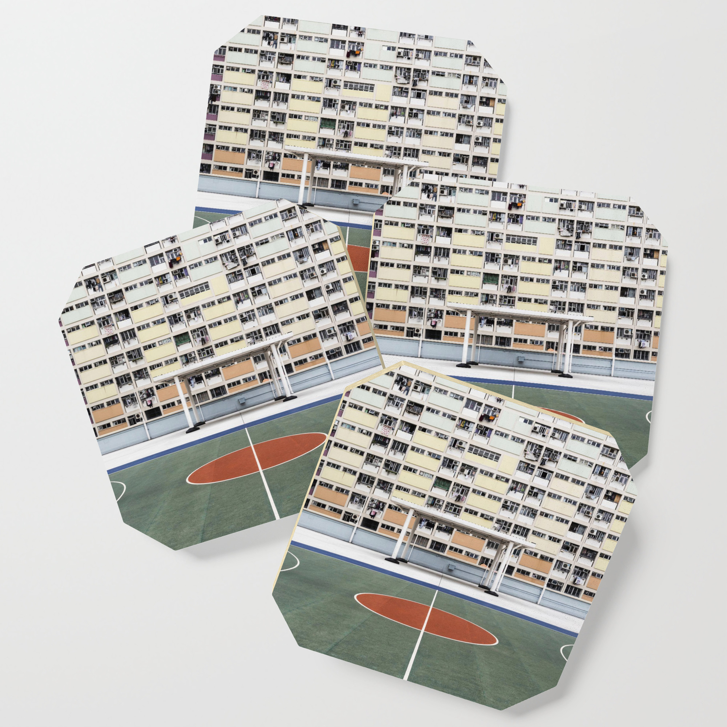 Basketball Court Coaster By Erasmus Society6