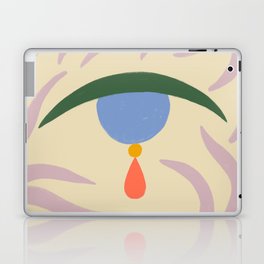 TEAR DROP Laptop & iPad Skin | Illustration, Drawing, Sad, Pastel, Pendant, Sadness, Look, Lilac, Curated, Nature 