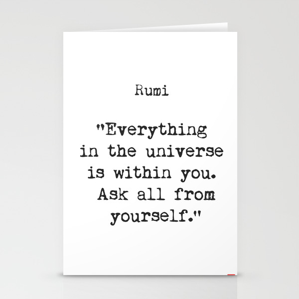 Wallpaper Everything In The Universe Rumi Quotes Stationery Cards By For Android