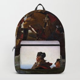 George Washington Crossing Of The Delaware River Painting Backpack | River, America, War, President, Us, Painting, Patriotic, American, Georgewashington, Crossing 