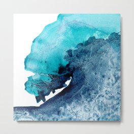 Tidal Wave - Abstract Ocean Watercolor Painting Coastal Art Metal Print | Abstractwatercolor, Oceanpainting, Watercolor, Painting, Coastalpainting, Coastalart, Oceanart, Abstractwave, Oceanwatercolor 