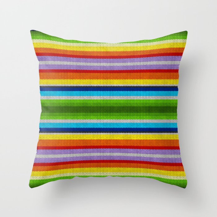 Traditional serape Throw Pillow