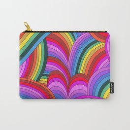 Dream-Alities, Dreams that become realities Carry-All Pouch | Heart, Purple, Lineart, Dreams, Pattern, Disco, Pink, Circle, Unicorn, Vacation 