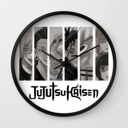 Japaness Jujutsu Kaisen Wall Clock | Tanjiro, Attackontitan, Graphicdesign, Nezuko, Happy, Comic, Quote, Kids, Animation, Mha 