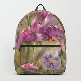 ORCHID PURPLES/ LILAC PILAR VAZQUEZ Backpack | Lilac, Softpastel, Flowers, Painter, Orquideas, Tropical, Flor, Painting, Pilarvazquez, Purple 