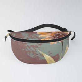 Modern Artistic Floral Painting of a Blossom Fanny Pack