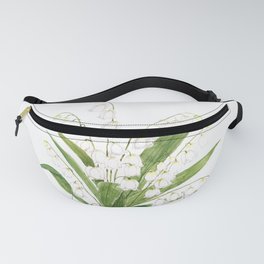 white lily of valley Fanny Pack