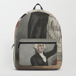 Vintage American Founding Fathers Illustration (1865) Backpack