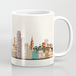 miami florida skyline Coffee Mug | Cityscapes, Cityskylineart, Popart, Graphicdesign, Urban, Cityskylinepillows, Floridawallart, Cityprints, Popcityskylines, Curated 
