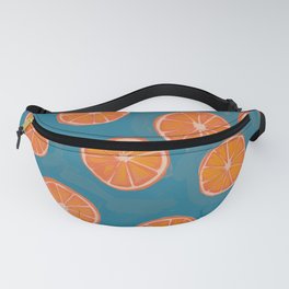 hand-painted california orange slices Fanny Pack
