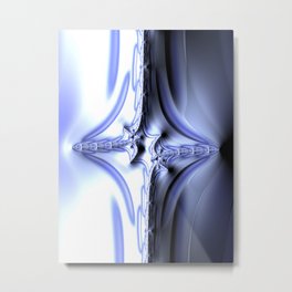 Blue Diamond Abstract Fractal Metal Print | Graphicdesign, Digital, Abstract, Blue, Digitalart, Abstractdesign, Designerpattern, Cross, Hotnewdesign, Abstractfractal 