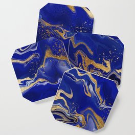 Lapis Lazuli - Abstract Painting Coaster
