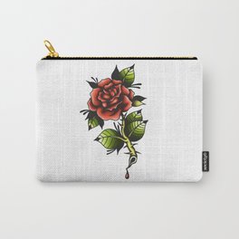 Blood Rose Carry-All Pouch