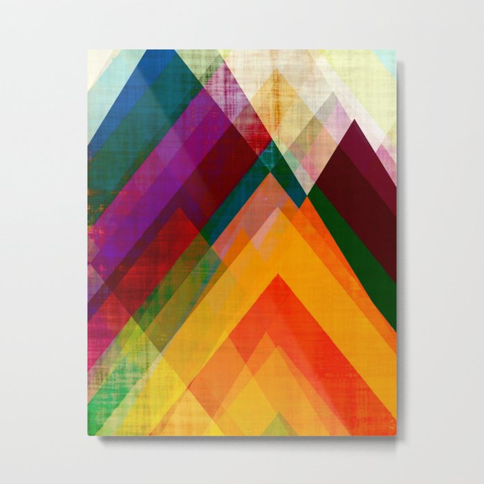 Mountain Art Geometric Contemporary Print Modern Mountain Art Geometric