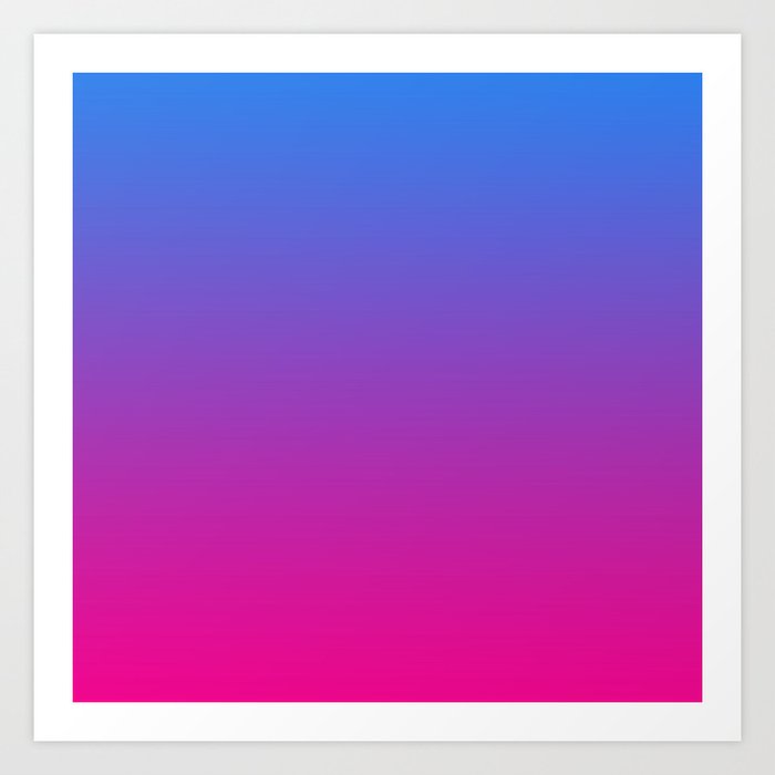 Vibrant Blue Purple Pink Gradient Color Art Print By Nlmiller07art Society6,Diy Nightmare Before Christmas Halloween Decorations