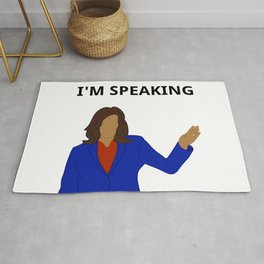 Kamala Harris - I'm Speaking Rug | Imspeakingkamala, Kamalaharris, Kamalaharris2020, Bidenharris, Elections, Imspeaking, Mrvicepresident, Mikepence, Vicepresident, Iamspeaking 