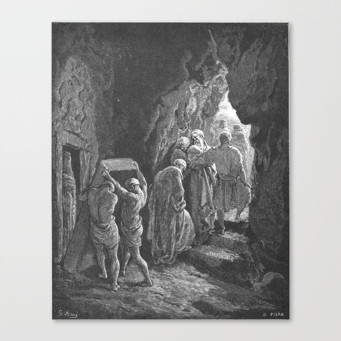 Gustave Doré - La Grande Bible de Tours (1866) 017 The Burial of Sarah ...