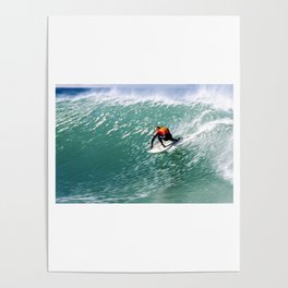 South Africa, Surfing atJeffrey's Bay Poster