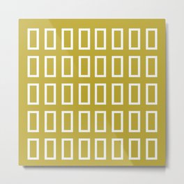 Mustard Doors Metal Print | Abstractprint, Mustardyellow, Abstractblocks, Graphicdesign, Whiterectangles, Digital, Windowsdoors, Geometricshapes 