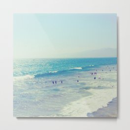 Peace Metal Print | Losangeles, Digital, Beach, Ocean, Color, Landscape, Iphone, California, Photo, Waves 