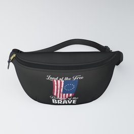 1776 Patriotic Betsy Ross American Flag Shirt 13 Colonies Fanny Pack