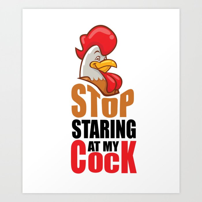 Penis Cock Blowjob Cock Cock Pun T Art Print By Dh Designed Society6