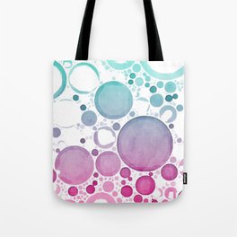 Watercolour Bubbles Tote Bag