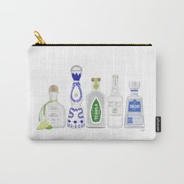 Tequila Bottles Illustration Carry-All Pouch