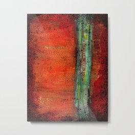 Copper Metal Print | Orange, Modernart, Modern, Curated, Copper, Abstractpainting, Debipeters, Acrylic, Original, Abstractart 