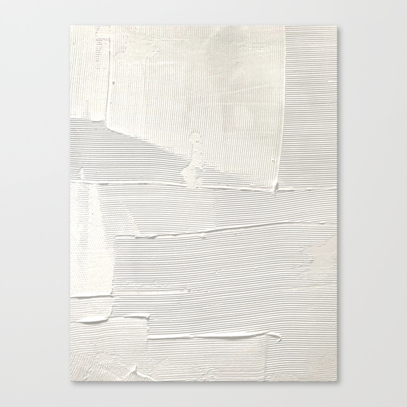 Relief 1 An Abstract Textured Piece In White By Alyssa
