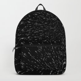 Black Space Backpack | Idea, Effect, Art, Pattern, Symbol, Design, Modern, Colorful, Abstract, Simple 