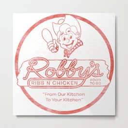 Robby's Ribs 'N' Chicken Metal Print