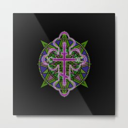 World Religions - Eastern Orthodox Metal Print | Easternorthodox, Illustration, Drawing, Cross, Digital, Vector, Mandala, Greekorthodox 