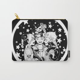 Three cats Carry-All Pouch