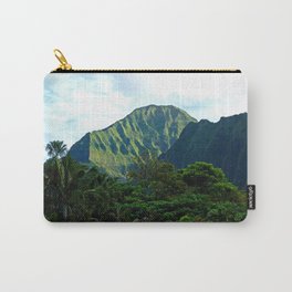 Pali Lookout View 3 Carry-All Pouch | Photo, Nature, Landscape 