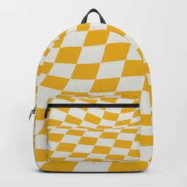 Wave mosaic yellow pattern Backpack | Wave, Digital, Homedecor, Geometry, Acrylic, Geometric, Yellowpattern, Graphicdesign, Yellow, Repeat 
