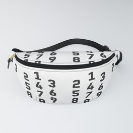 Typography Numbers #2 Fanny Pack