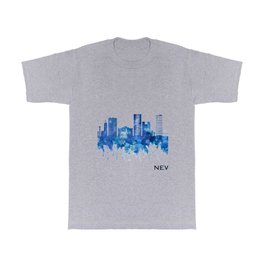 Newcastle UK Skyline Blue T Shirt | Cityscape, England, Upon, Watercolor, Modern, Landscape, Landmarks, Skyline, Poster, Downtown 