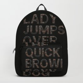 The quick brown foxy Lady - Steampunk Backpack | Screw, Steampunk, Quick, Steam, Lady, Graphicdesign, Typewriters, Dog, Punk, Tool 
