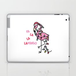 Christmas Flamingo Laptop & iPad Skin