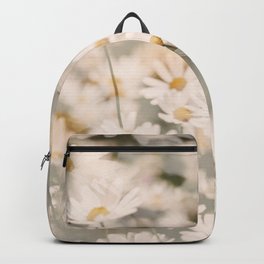Bellis Backpack | Modern, Flowers, Trippyart, Flower, Graphicdesign, Cream, Daisy, Tree, Nature, White 