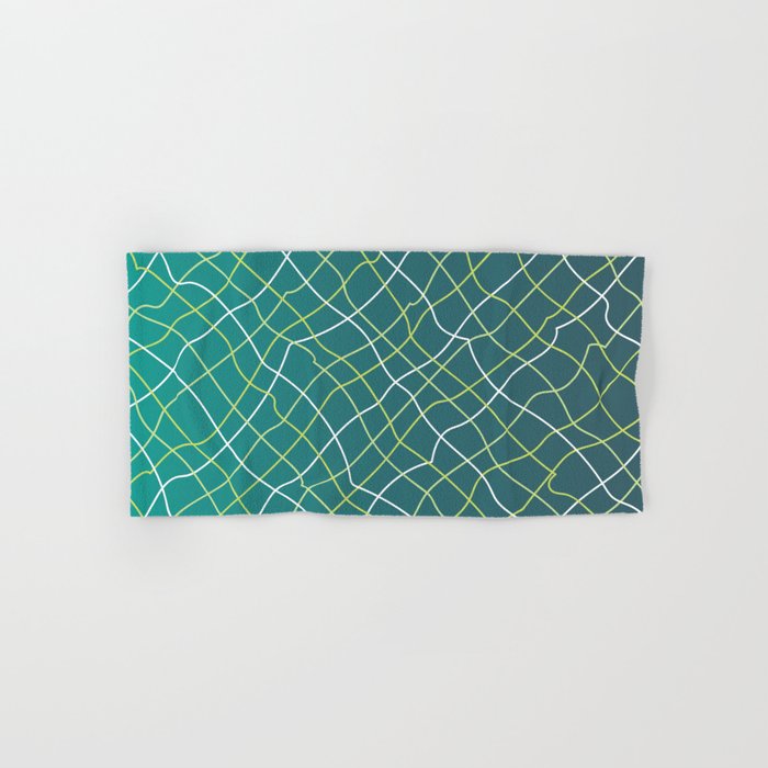 Squiggly Lines Hand & Bath Towel by Patterns for Dessert | Society6