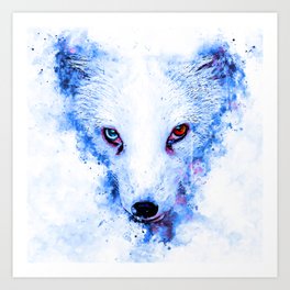 Arctic Fox Art Prints For Any Decor Style Society6