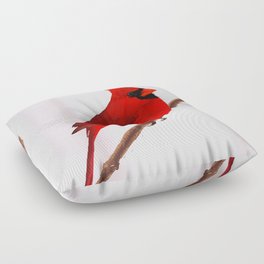 Cardinal Floor Pillow