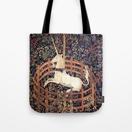 The Unicorn in Captivity Tote Bag